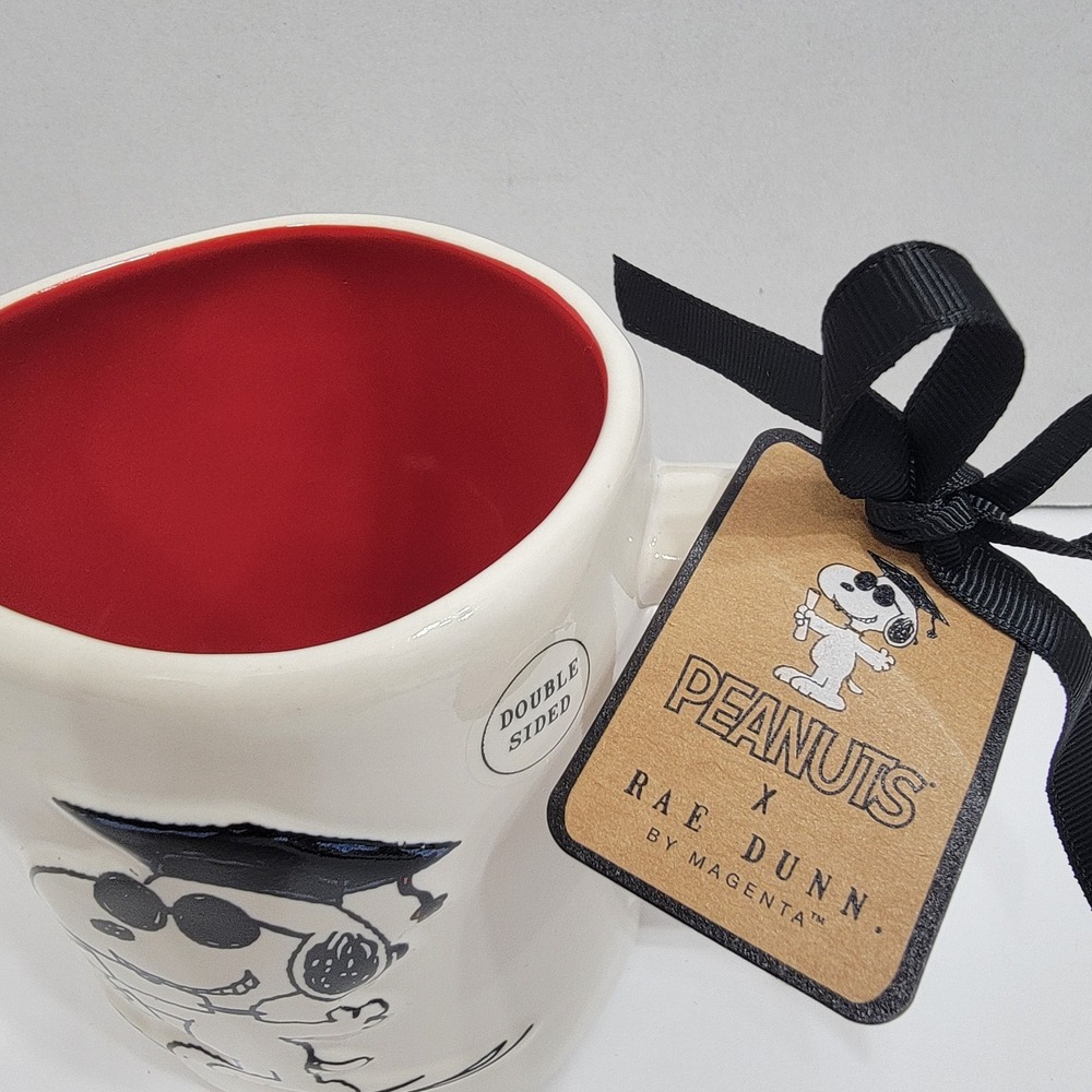 NEW! Rae Dunn Peanuts Snoopy "YOU DID IT!" 2025 Graduation 18 oz Mug 75YR NWT! - Picture 2 of 5